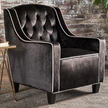Lara Tufted New Velvet Armchair